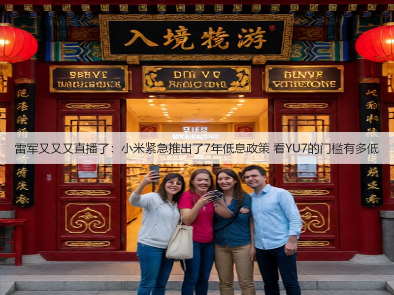 雷军又又又直播了：小米紧急推出了7年低息政策 看YU7的门槛有多低(图3)