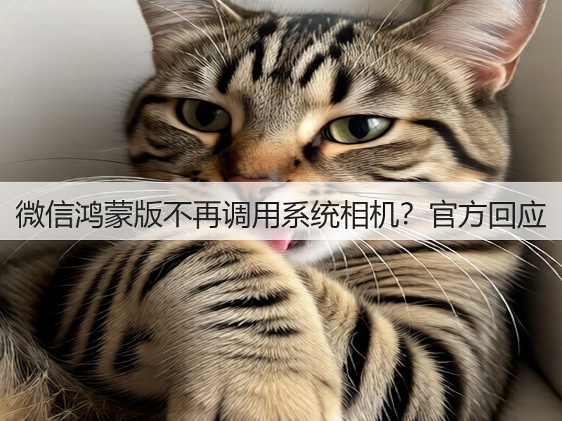 微信鸿蒙版不再调用系统相机？官方回应(图2)