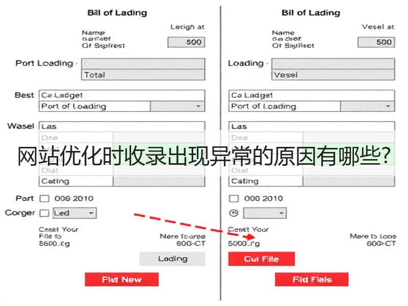 网站优化时收录出现异常的原因有哪些?