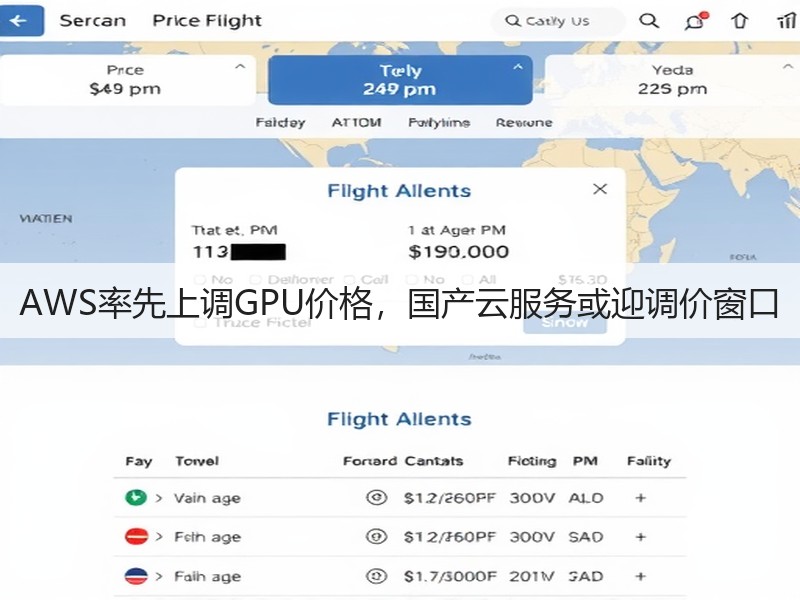 AWS率先上调GPU价格,国产云服务或迎调价窗口(图2) AWS率先上调GPU价格,国产云服务或迎调价窗口(图2)