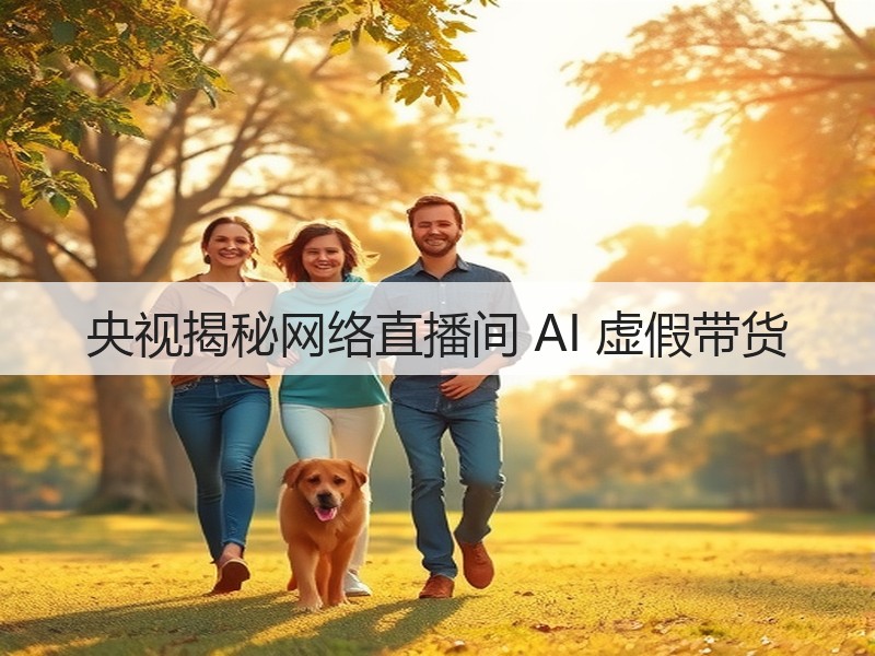 央视揭秘网络直播间 AI 虚假带货(图1)