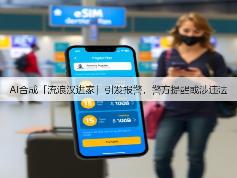 AI合成「流浪汉进家」引发报警，警方提醒或涉违法