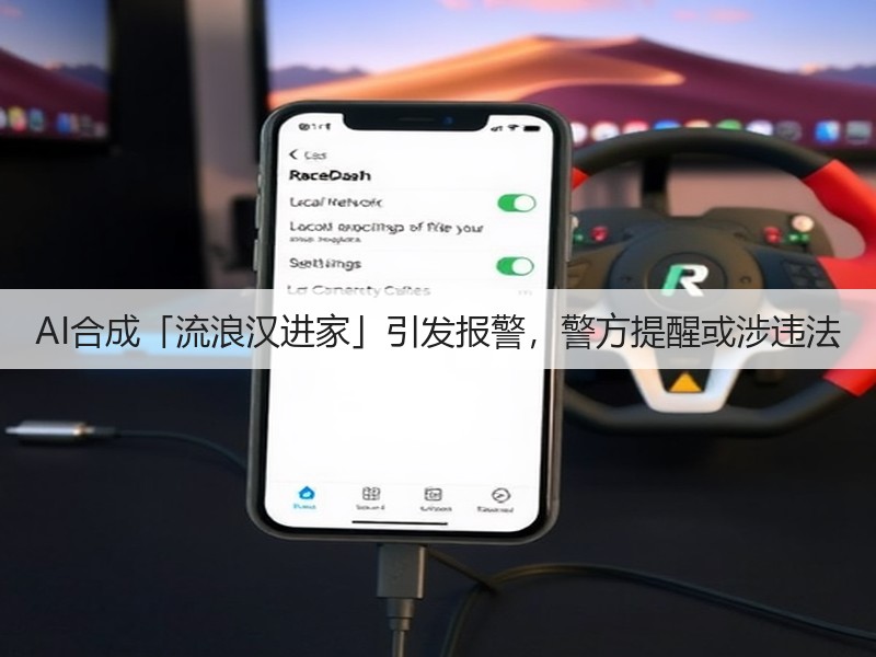 AI合成「流浪汉进家」引发报警，警方提醒或涉违法(图2)