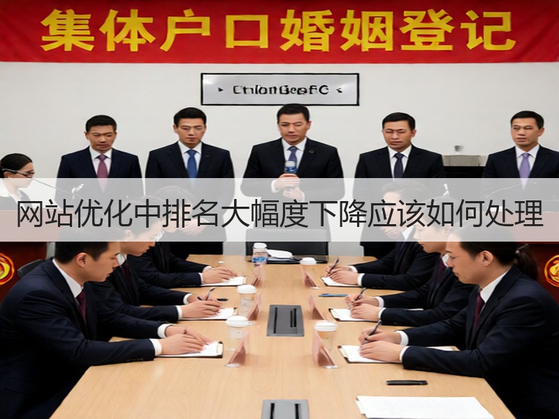 网站优化中排名大幅度下降应该如何处理