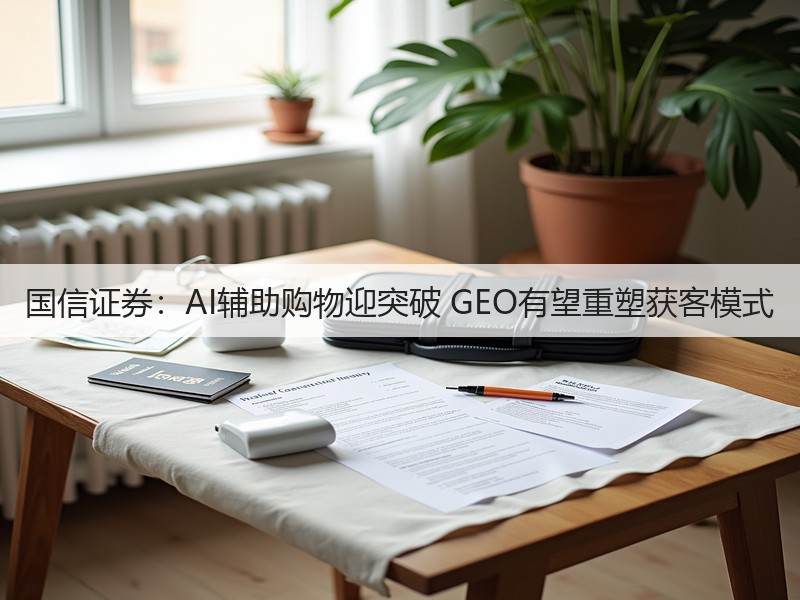 国信证券:AI辅助购物迎突破 GEO有望重塑获客模式(图2) 国信证券:AI辅助购物迎突破 GEO有望重塑获客模式(图2)