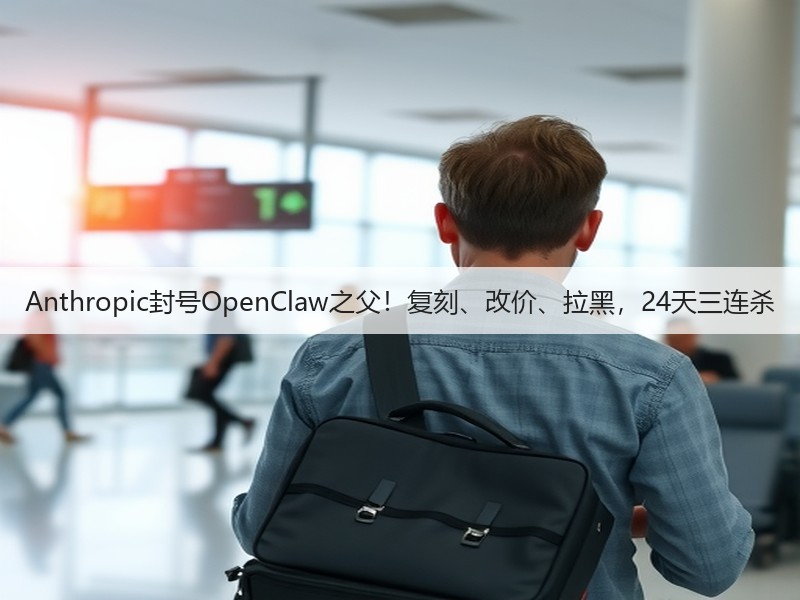Anthropic封号OpenClaw之父!复刻、改价、拉黑,24天三连杀(图3) Anthropic封号OpenClaw之父!复刻、改价、拉黑,24天三连杀(图3)