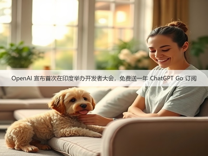 OpenAI 宣布首次在印度举办开发者大会，免费送一年 ChatGPT Go 订阅(图2)