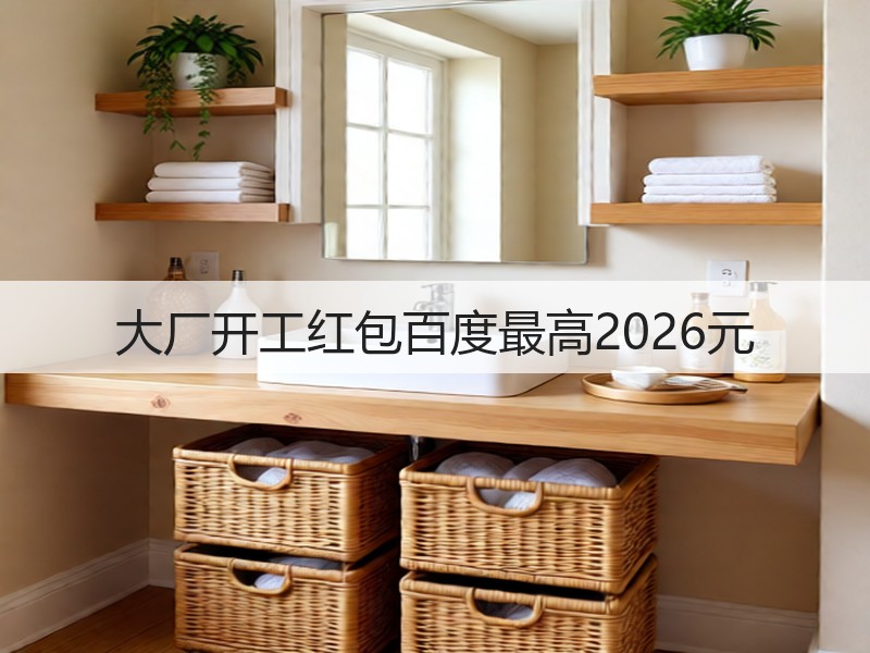 大厂开工红包百度最高2026元(图2)