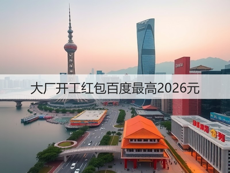 大厂开工红包百度最高2026元(图3)
