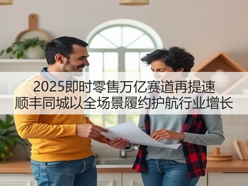 2025即时零售万亿赛道再提速 顺丰同城以全场景履约护航行业增长(图2) 2025即时零售万亿赛道再提速 顺丰同城以全场景履约护航行业增长(图2)