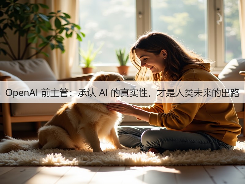 OpenAI 前主管:承认 AI 的真实性,才是人类未来的出路(图2) OpenAI 前主管:承认 AI 的真实性,才是人类未来的出路(图2)