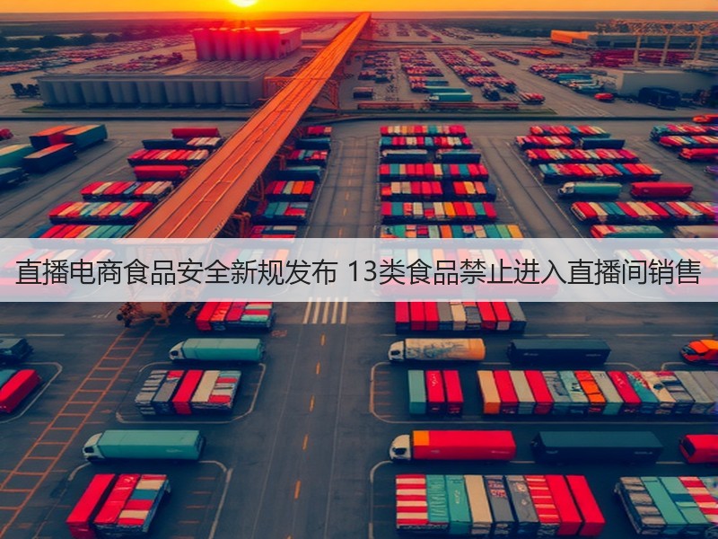 直播电商食品安全新规发布 13类食品禁止进入直播间销售(图2) 直播电商食品安全新规发布 13类食品禁止进入直播间销售(图2)
