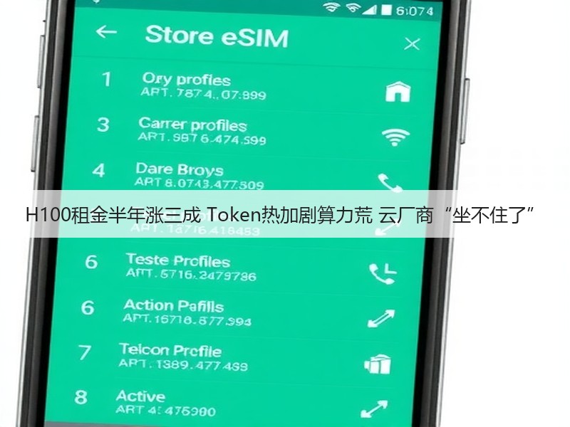 H100租金半年涨三成 Token热加剧算力荒 云厂商“坐不住了”(图3) H100租金半年涨三成 Token热加剧算力荒 云厂商“坐不住了”(图3)