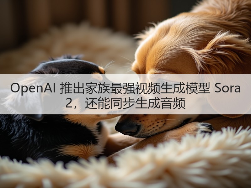 OpenAI 推出家族最强视频生成模型 Sora 2,还能同步生成音频(图1) OpenAI 推出家族最强视频生成模型 Sora 2,还能同步生成音频(图1)