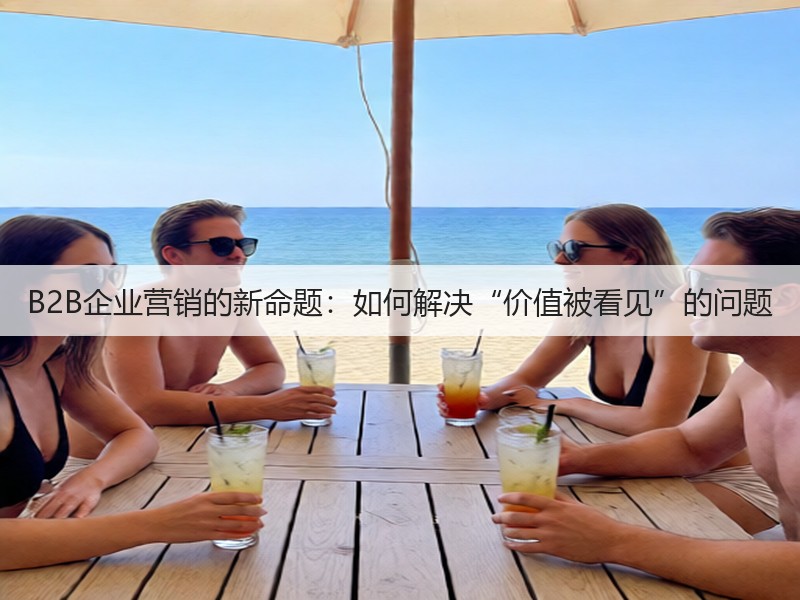 B2B企业营销的新命题:如何解决“价值被看见”的问题(图2) B2B企业营销的新命题:如何解决“价值被看见”的问题(图2)