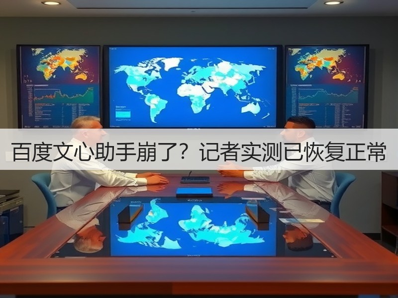 百度文心助手崩了?记者实测已恢复正常(图3) 百度文心助手崩了?记者实测已恢复正常(图3)