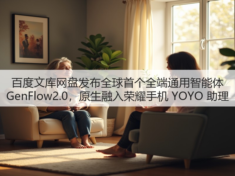 百度文库网盘发布全球首个全端通用智能体 GenFlow2.0，原生融入荣耀手机 YOYO 助理(图3)