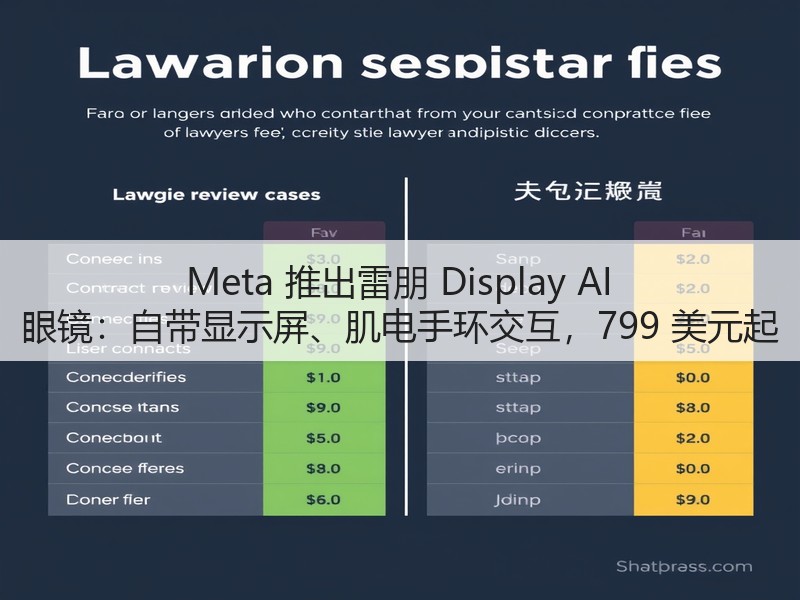 Meta 推出雷朋 Display AI 眼镜:自带显示屏、肌电手环交互,799 美元起(图3) Meta 推出雷朋 Display AI 眼镜:自带显示屏、肌电手环交互,799 美元起(图3)