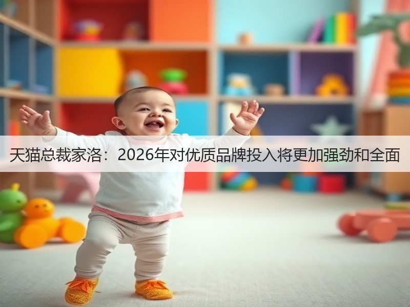 天猫总裁家洛：2026年对优质品牌投入将更加强劲和全面(图2)