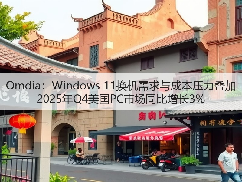 Omdia:Windows 11换机需求与成本压力叠加 2025年Q4美国PC市场同比增长3%(图2) Omdia:Windows 11换机需求与成本压力叠加 2025年Q4美国PC市场同比增长3%(图2)
