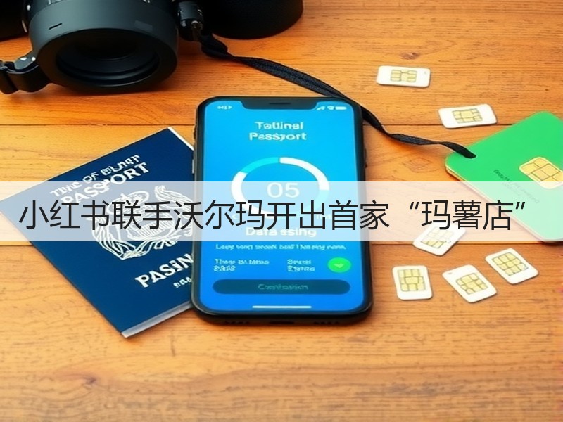 小红书联手沃尔玛开出首家“玛薯店”(图2)