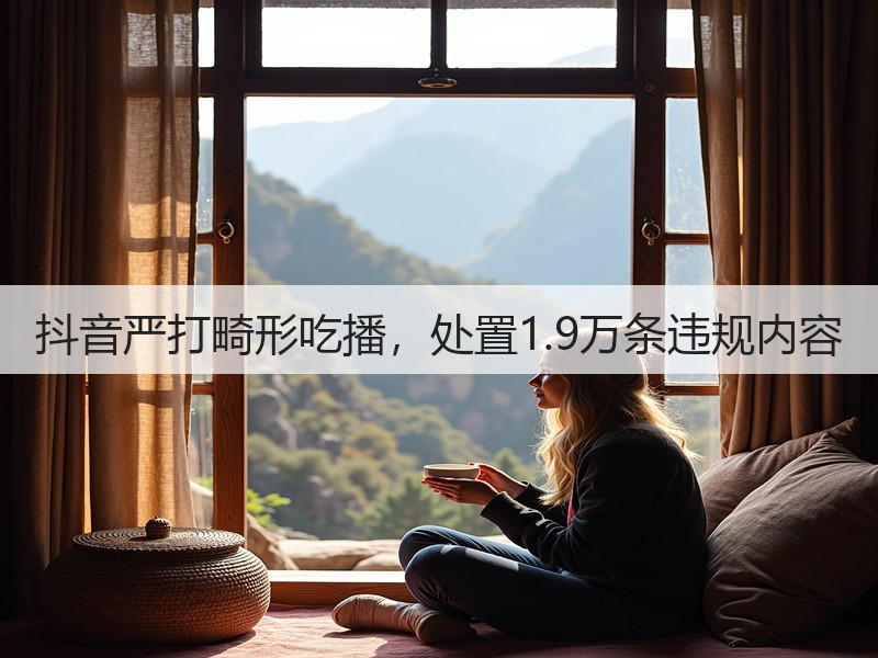 抖音严打畸形吃播，处置1.9万条违规内容(图2)