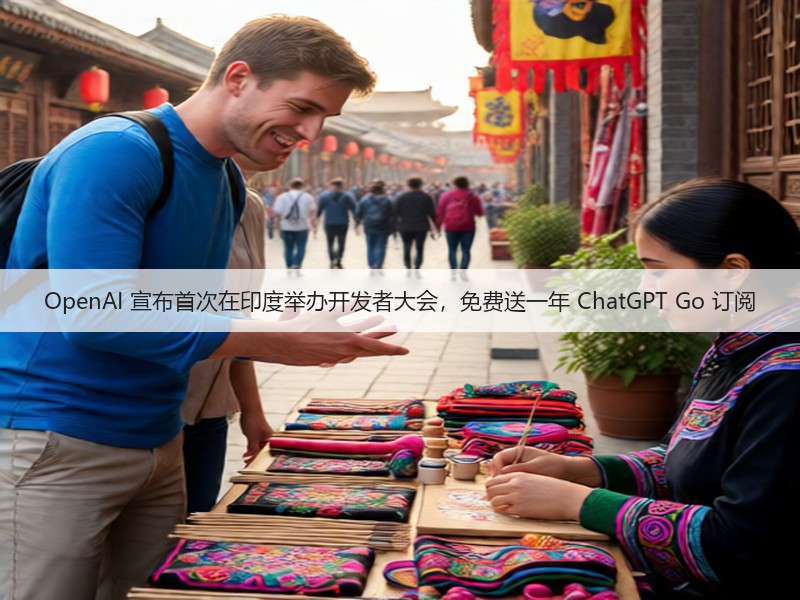 OpenAI 宣布首次在印度举办开发者大会，免费送一年 ChatGPT Go 订阅(图2)