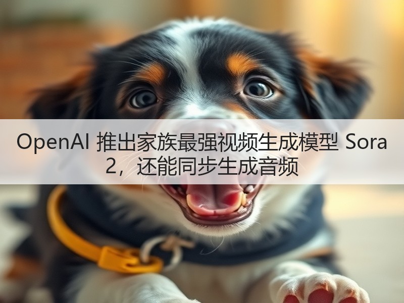 OpenAI 推出家族最强视频生成模型 Sora 2,还能同步生成音频(图3) OpenAI 推出家族最强视频生成模型 Sora 2,还能同步生成音频(图3)