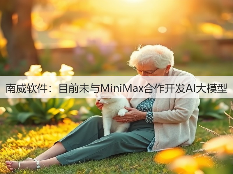 南威软件：目前未与MiniMax合作开发AI大模型(图2)