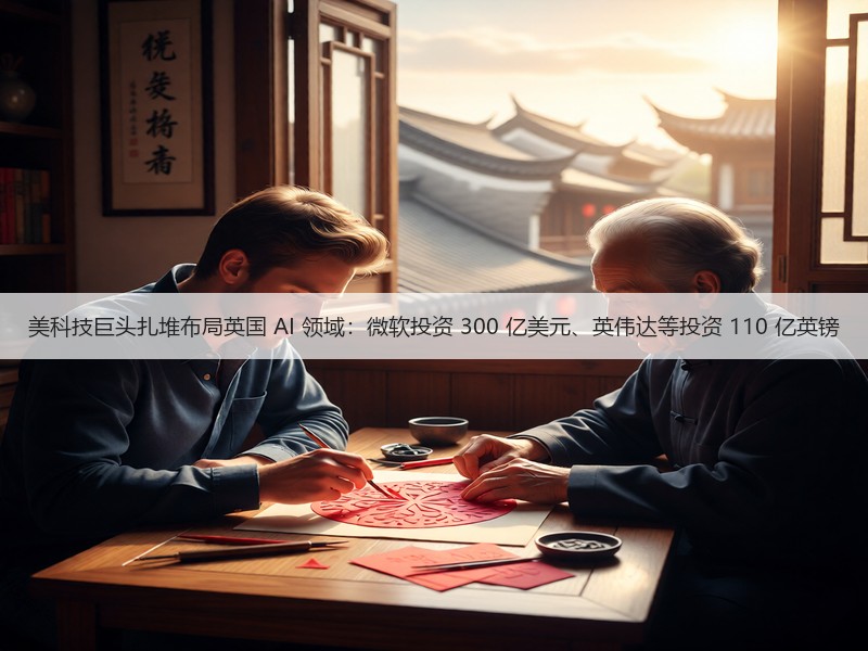 美科技巨头扎堆布局英国 AI 领域:微软投资 300 亿美元、英伟达等投资 110 亿英镑(图1) 美科技巨头扎堆布局英国 AI 领域:微软投资 300 亿美元、英伟达等投资 110 亿英镑(图1)