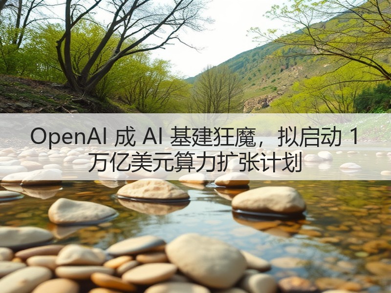 OpenAI 成 AI 基建狂魔,拟启动 1 万亿美元算力扩张计划(图3) OpenAI 成 AI 基建狂魔,拟启动 1 万亿美元算力扩张计划(图3)