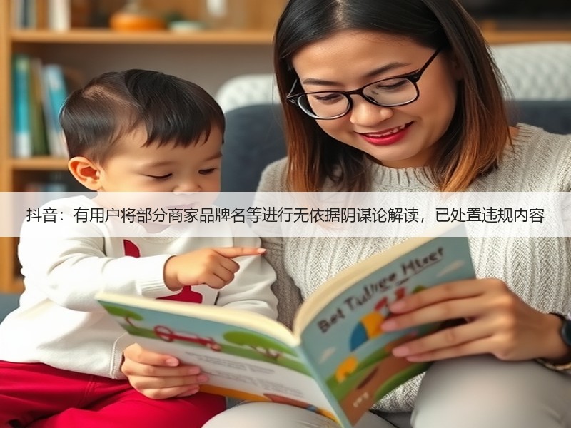 抖音：有用户将部分商家品牌名等进行无依据阴谋论解读，已处置违规内容(图3)