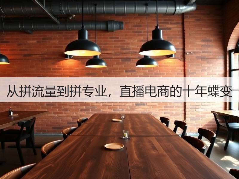 从拼流量到拼专业，直播电商的十年蝶变(图3)