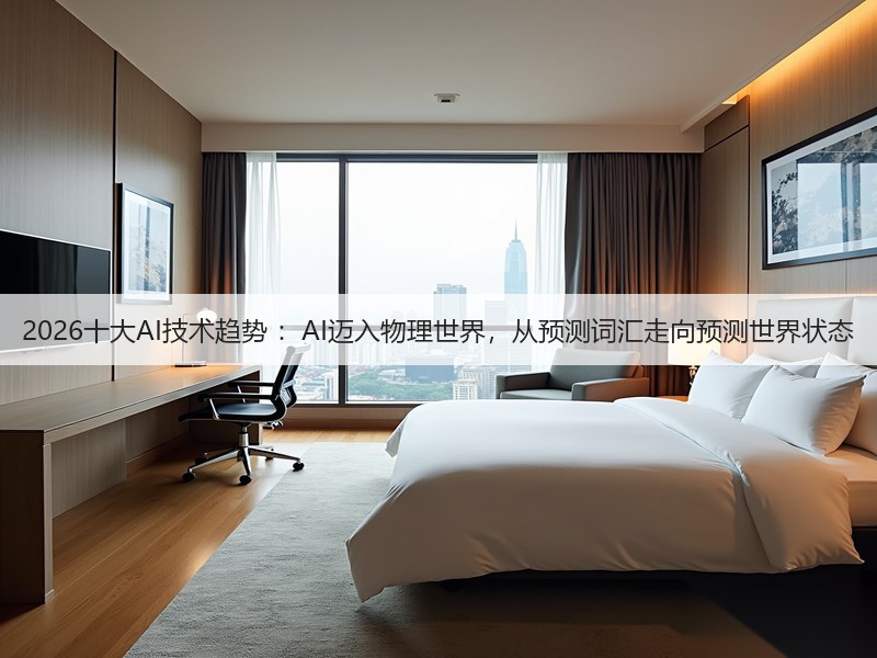 2026十大AI技术趋势 :AI迈入物理世界,从预测词汇走向预测世界状态(图2) 2026十大AI技术趋势 :AI迈入物理世界,从预测词汇走向预测世界状态(图2)