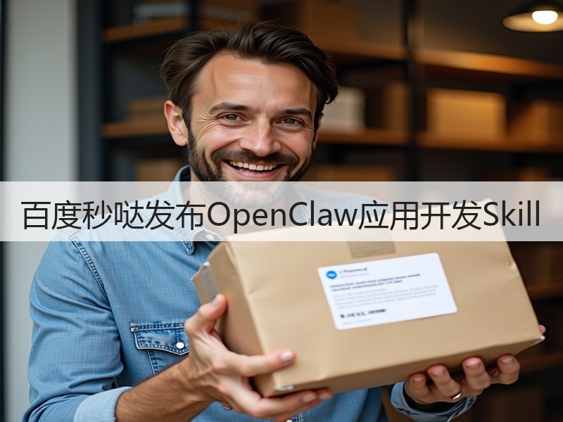 百度秒哒发布OpenClaw应用开发Skill(图3) 百度秒哒发布OpenClaw应用开发Skill(图3)