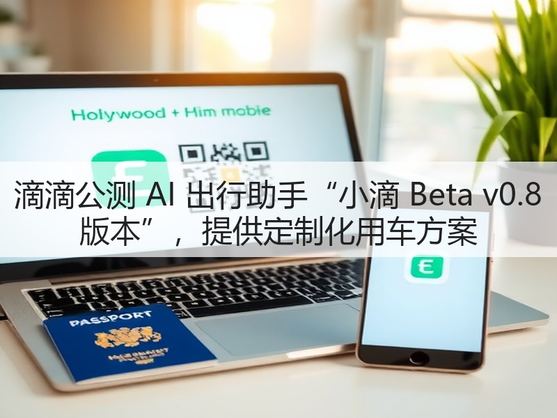 滴滴公测 AI 出行助手“小滴 Beta v0.8 版本”,提供定制化用车方案(图1) 滴滴公测 AI 出行助手“小滴 Beta v0.8 版本”,提供定制化用车方案(图1)