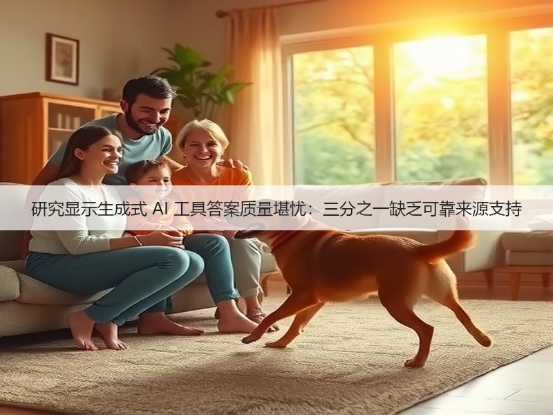 研究显示生成式 AI 工具答案质量堪忧:三分之一缺乏可靠来源支持(图2) 研究显示生成式 AI 工具答案质量堪忧:三分之一缺乏可靠来源支持(图2)