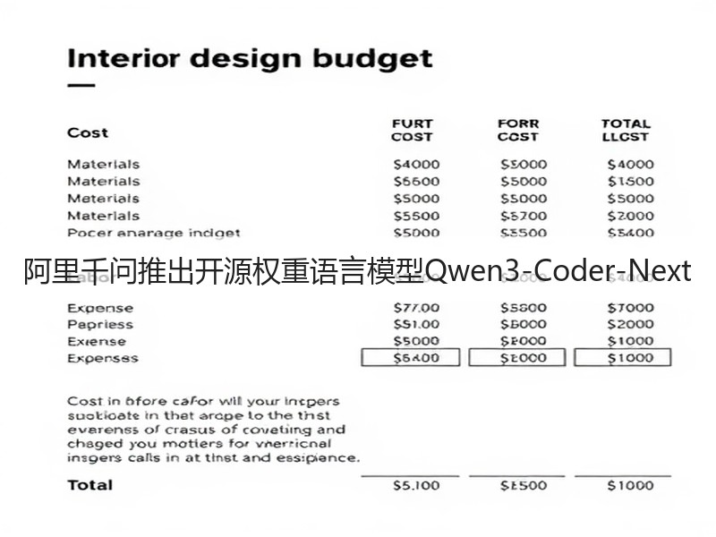 阿里千问推出开源权重语言模型Qwen3-Coder-Next(图2)