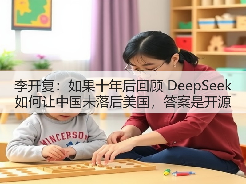 李开复:如果十年后回顾 DeepSeek 如何让中国未落后美国,答案是开源(图1) 李开复:如果十年后回顾 DeepSeek 如何让中国未落后美国,答案是开源(图1)