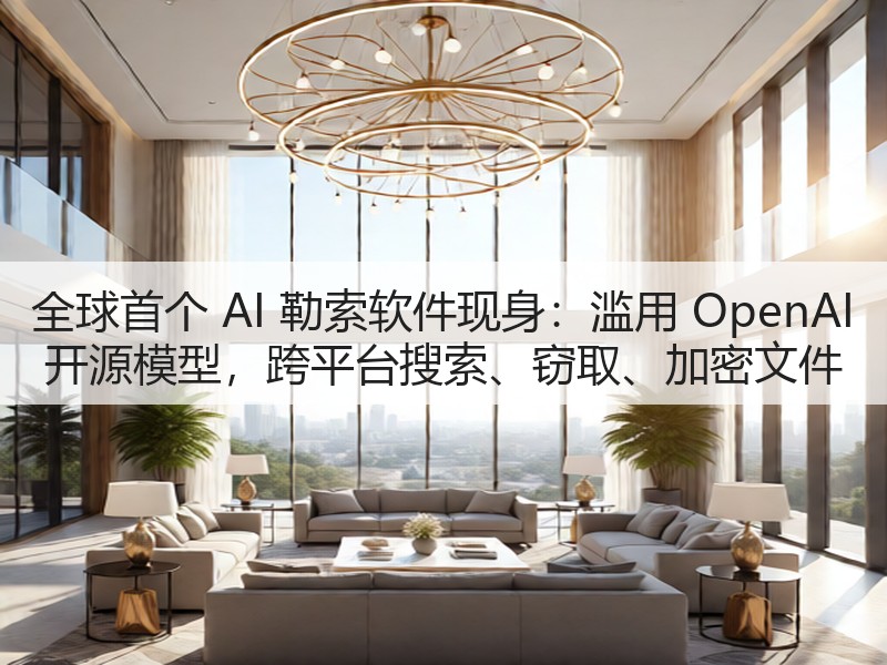 全球首个 AI 勒索软件现身：滥用 OpenAI 开源模型，跨平台搜索、窃取、加密文件(图3)