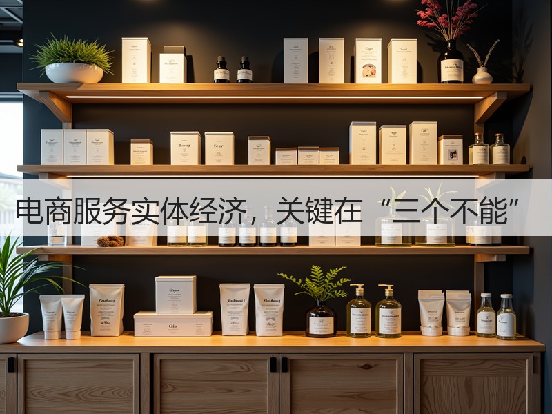 电商服务实体经济,关键在“三个不能”(图2) 电商服务实体经济,关键在“三个不能”(图2)