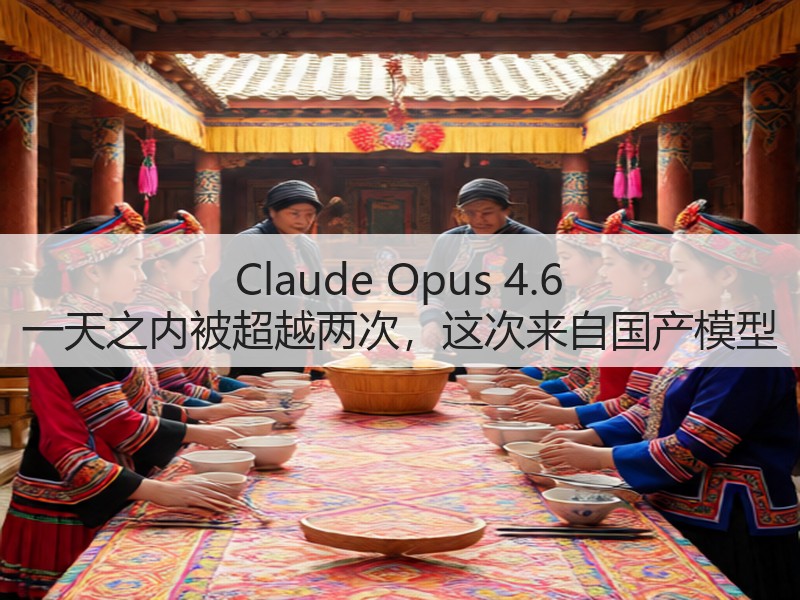 Claude Opus 4.6 一天之内被超越两次，这次来自国产模型(图2)