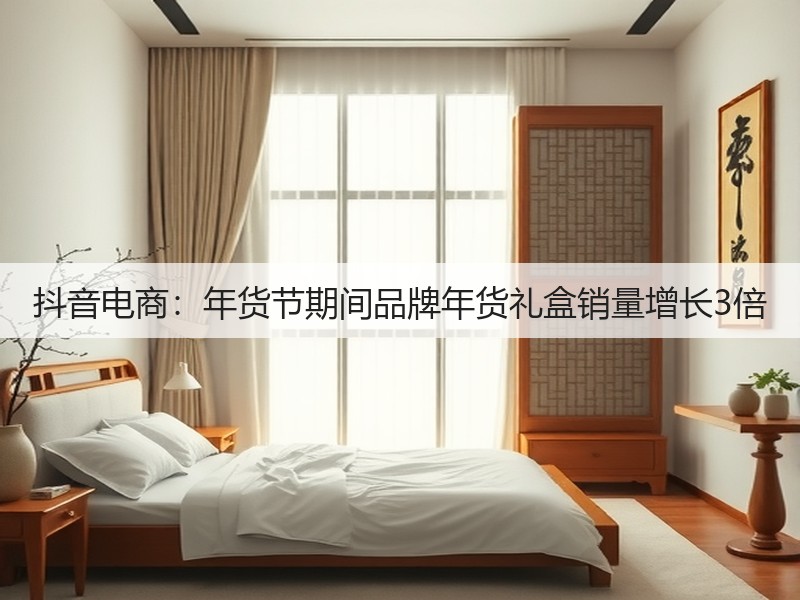 抖音电商：年货节期间品牌年货礼盒销量增长3倍(图2)