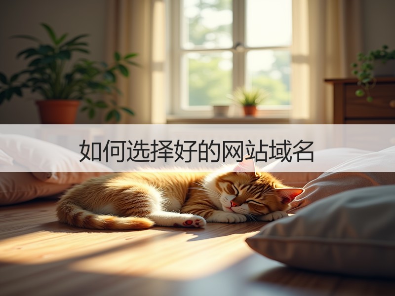 如何选择好的网站域名