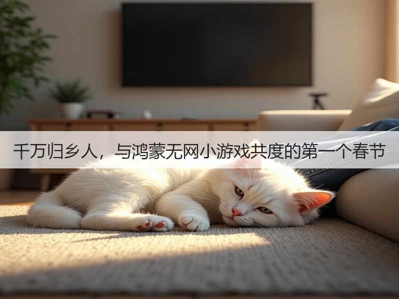 千万归乡人,与鸿蒙无网小游戏共度的第一个春节(图3) 千万归乡人,与鸿蒙无网小游戏共度的第一个春节(图3)