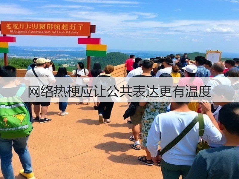 网络热梗应让公共表达更有温度(图3) 网络热梗应让公共表达更有温度(图3)