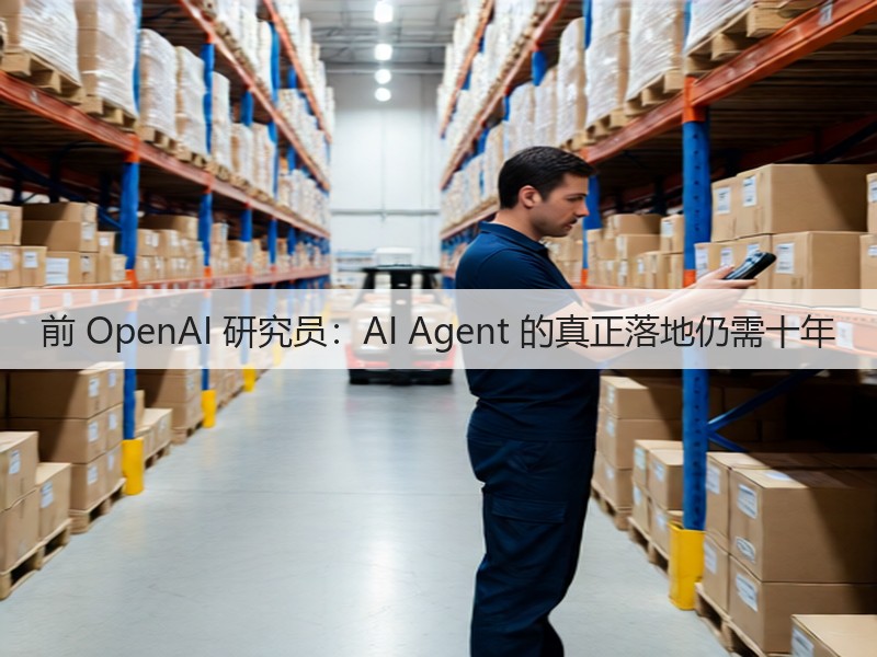 前 OpenAI 研究员:AI Agent 的真正落地仍需十年(图2) 前 OpenAI 研究员:AI Agent 的真正落地仍需十年(图2)