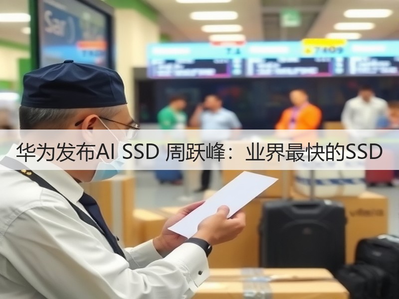 华为发布AI SSD 周跃峰:业界最快的SSD(图3) 华为发布AI SSD 周跃峰:业界最快的SSD(图3)