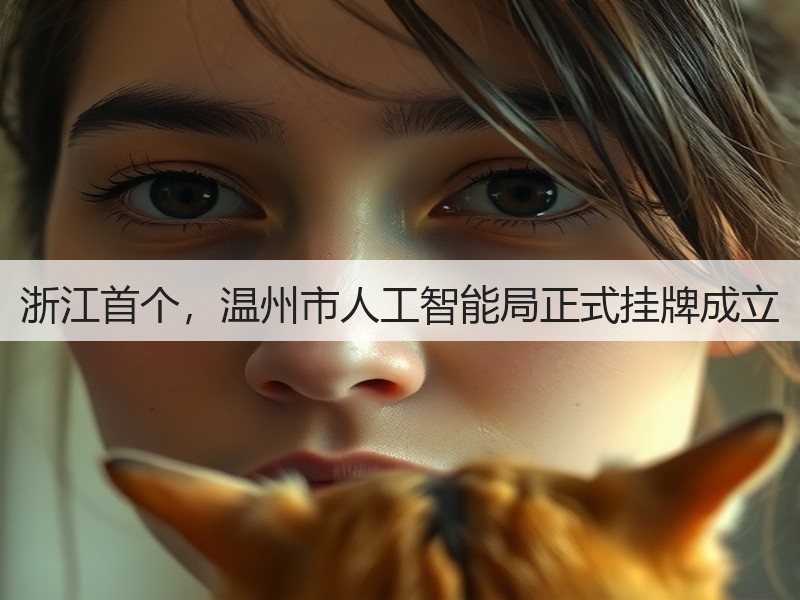 浙江首个，温州市人工智能局正式挂牌成立(图3)
