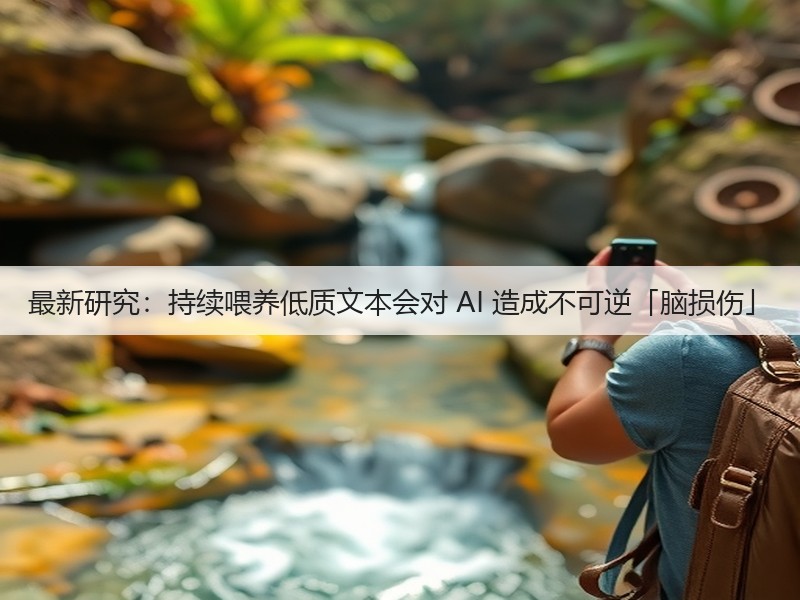 最新研究:持续喂养低质文本会对 AI 造成不可逆「脑损伤」(图1) 最新研究:持续喂养低质文本会对 AI 造成不可逆「脑损伤」(图1)